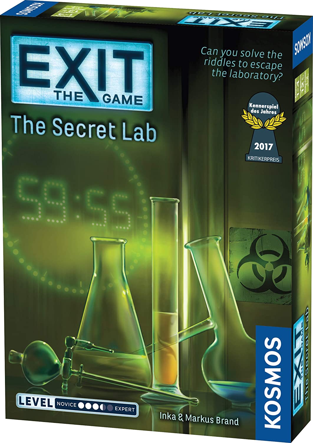 EXIT : The Secret Lab Board Game - WiredVillage Games - Thames & Kosmos